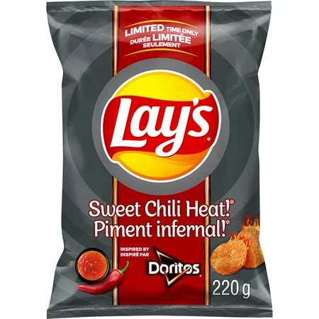 Lay’s Sweet Chill Heat Chips 辣味薯片Family size 220g