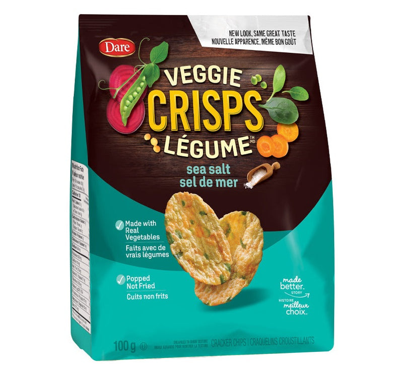 Dare Veggie Crisps Sea Salt 海鹽蔬菜脆片 100g