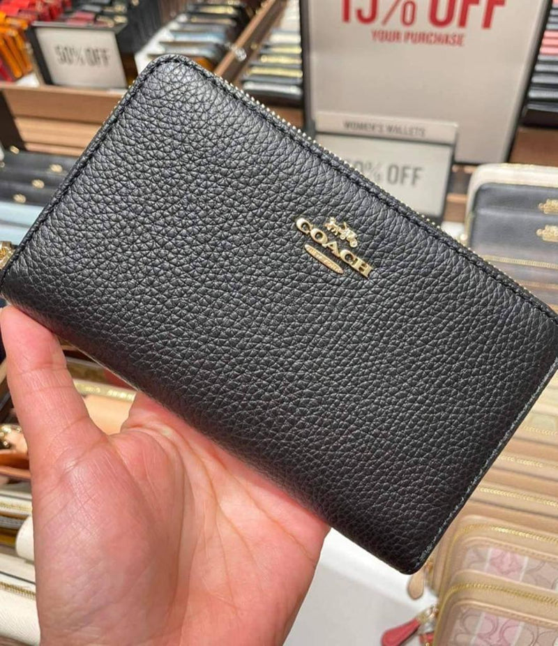 COACH MEDIUM ID ZIP AROUND WALLET