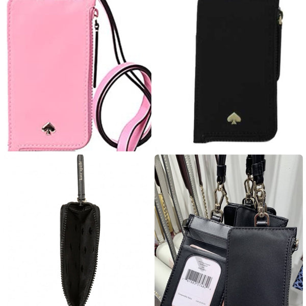 【Kate Spade】Carter Nylon Card Case Lanyard ◆国内発送◆ Kate Spade New York Women's Chelsea Nylon Zip Card Case