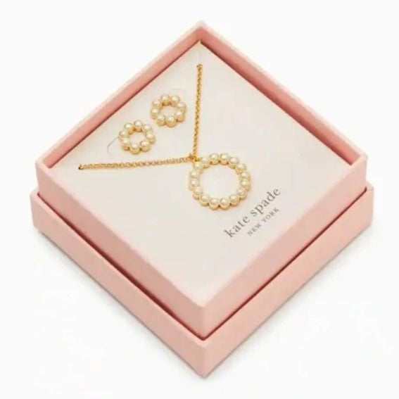 Kate Spade Full Circle Earring & Necklace Set