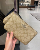 COACH Large Corner Zip Wristlet