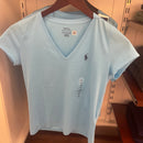 Ralph Lauren polo V Neck 女士小馬標V-領短袖T恤