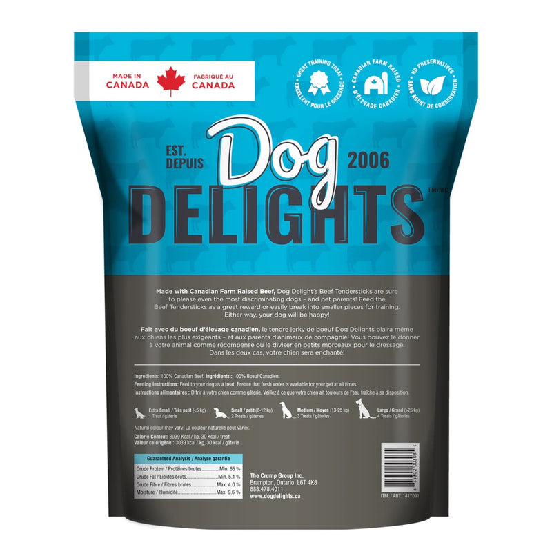 Dog Delights 100％ Beef Tendersticks 500g 狗零食100％加拿大牛柳500g