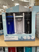 Thermo Flask water bottles 隨身冷水瓶 （709ml x 3件組合套裝）