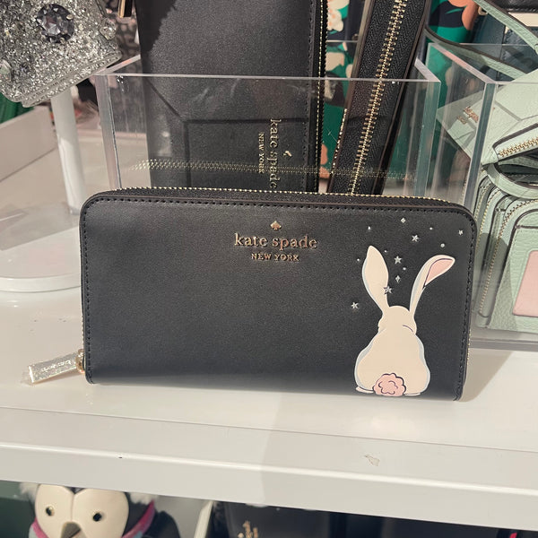 Kate Spade Rabbit Long zip Wallet