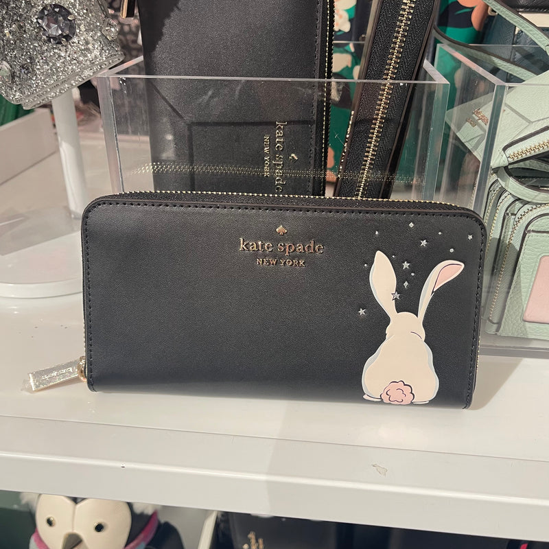 Kate Spade Rabbit Long zip Wallet