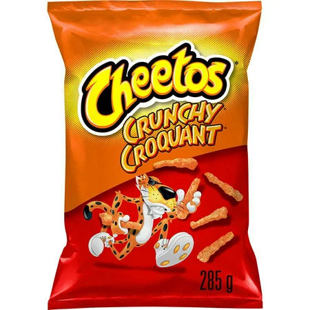 Cheetos Puffs or Crunchy Cheese Flavoured Snacks