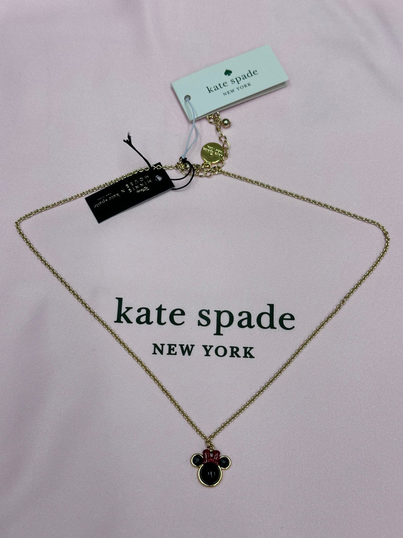 Kate Spade Disney for minnie mouse mini pendant Necklace