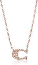 Coach Pave Signature Necklace