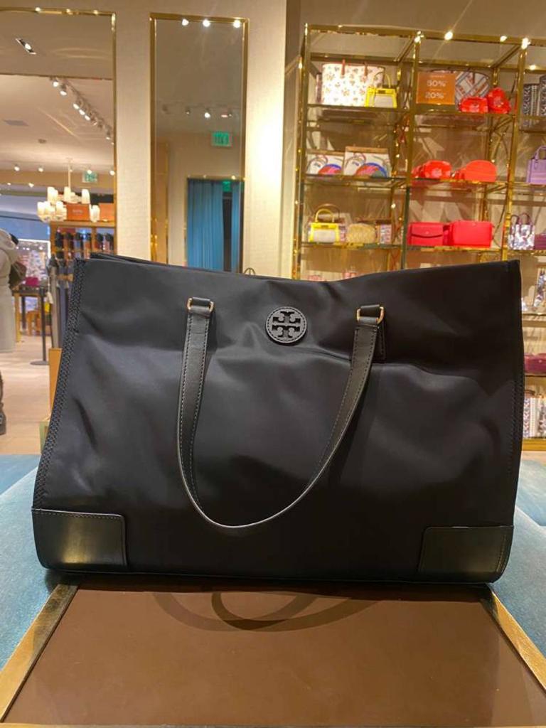 TORY BURCH ELLA NYLON TOTE