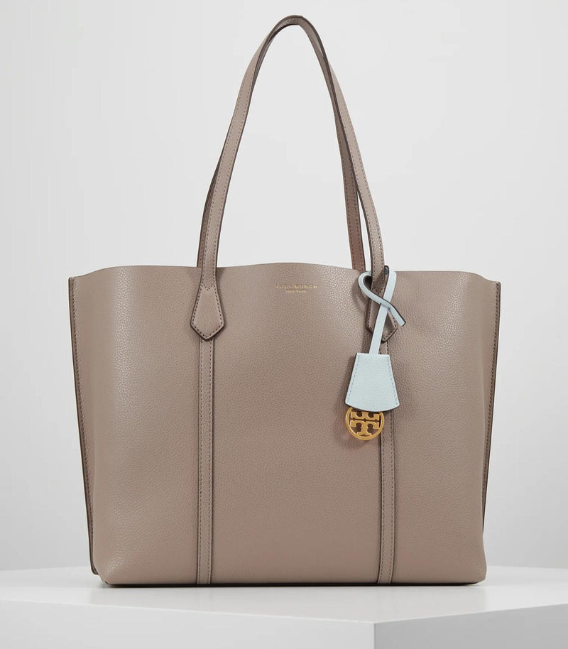 Tory Burch Perry Tote in Grey color