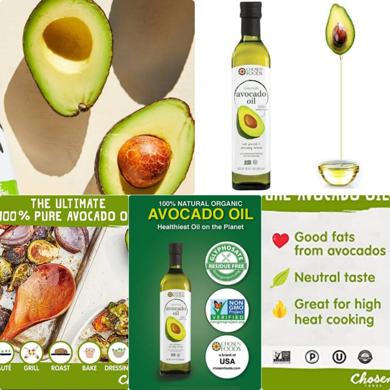 🚢(船運) Chosen Foods 100% Pure Avocado Oil. 墨西哥製 100%純牛油果油1L