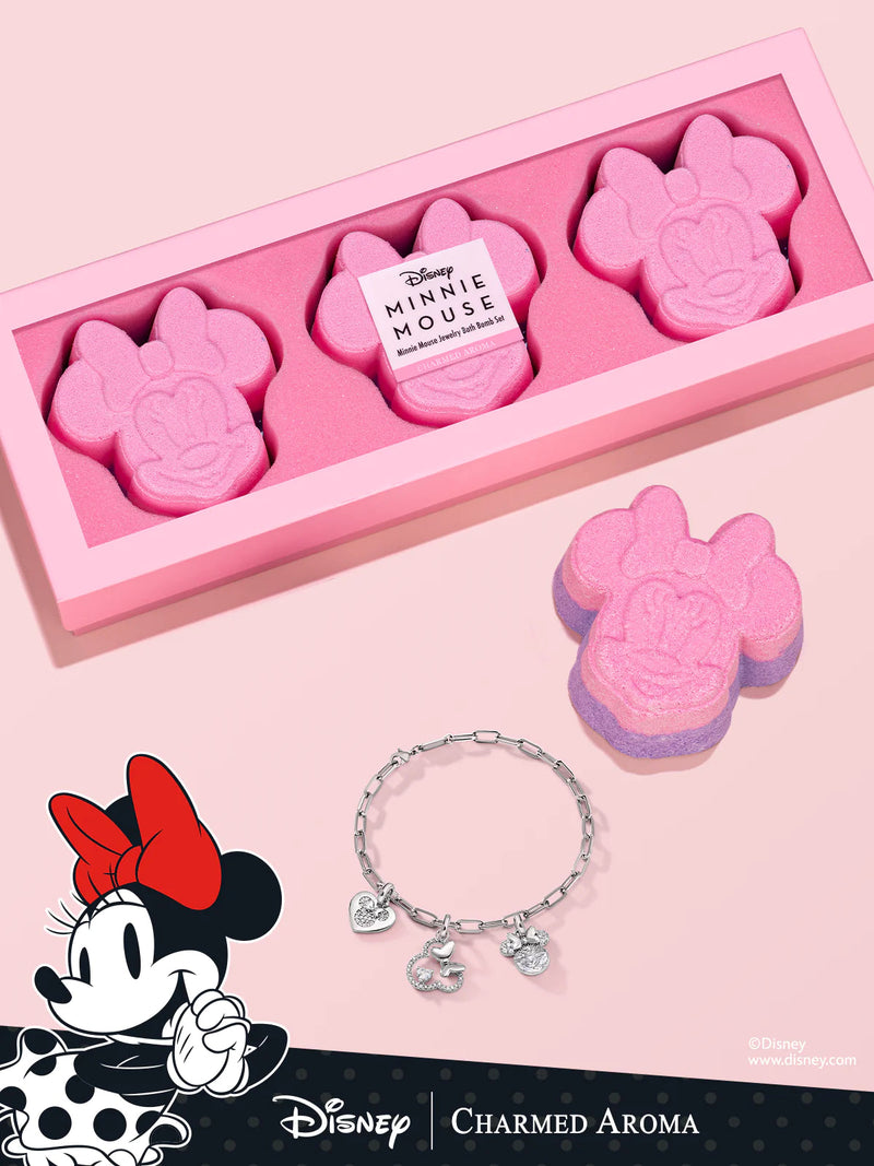 Charmed Aroma Disney® Minnie / Micky Mouse Bath Bomb Set - Minnie / Micky Mouse Charm Bracelet 迪士尼米妮/米奇沐浴炸彈-手鏈系列