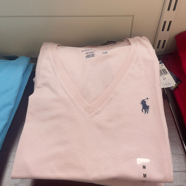 Ralph Lauren polo V Neck 女士小馬標V-領短袖T恤