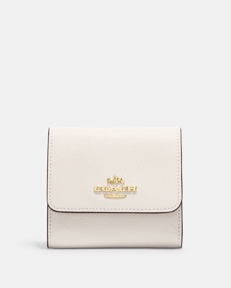 Coach Small Trifold Wallet With Lovely Butterfly Print