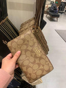 COACH Large Corner Zip Wristlet