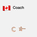 Coach Signature Moonstar Stud Earrings