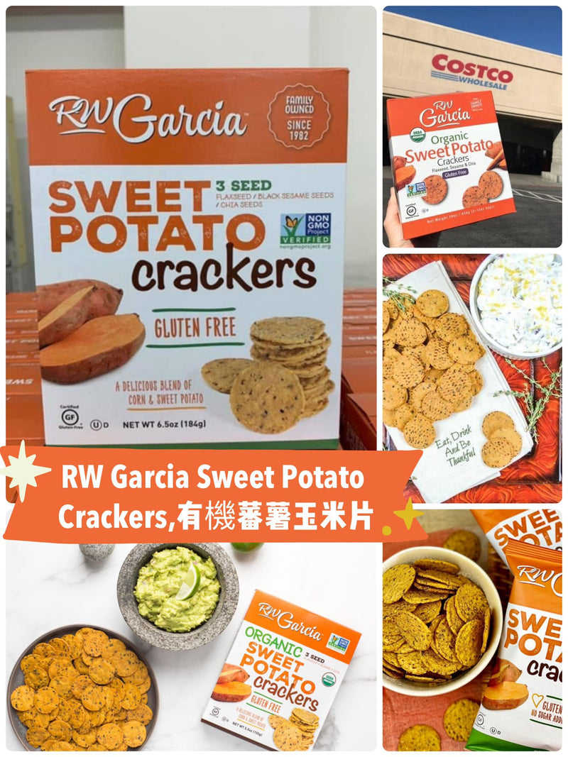 Rw Garcia Sweet Potato Crackers 850g