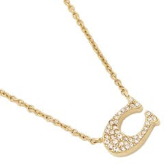 安心の国内発送♪お洒落☆COACH☆ Pave Signature Necklace Pave Signature 'C' Necklace - Silver by Coach - FabFitFun