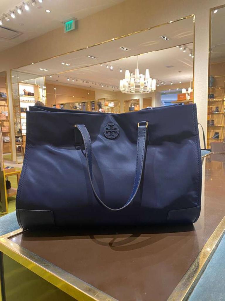 TORY BURCH ELLA NYLON TOTE