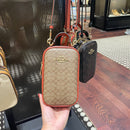 Coach Eva Phone Crossbody In Signature Canvas