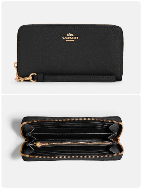 Coach Long Zip Around Wallet