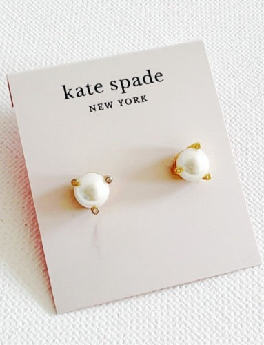Kate Spade Pearl Stud Earrings