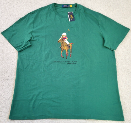 Polo Bear 🐻 Tee L ONLY （green)