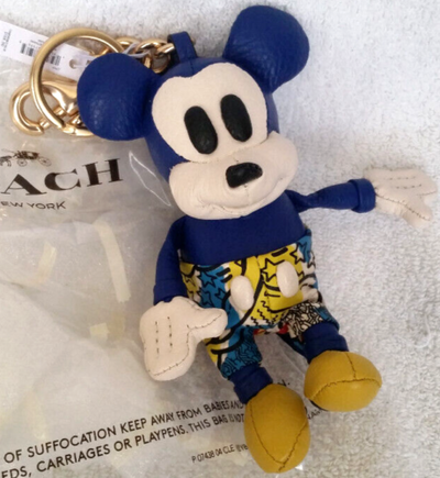 Coach Disney Mickey Mouse X Keith Haring Collectible Bag popular Charm