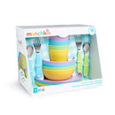 Munchkin Children's Dining Set 16 Piece 色彩繽紛兒童餐盤套裝（16件）
