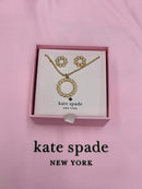Kate Spade Full Circle Earring & Necklace Set