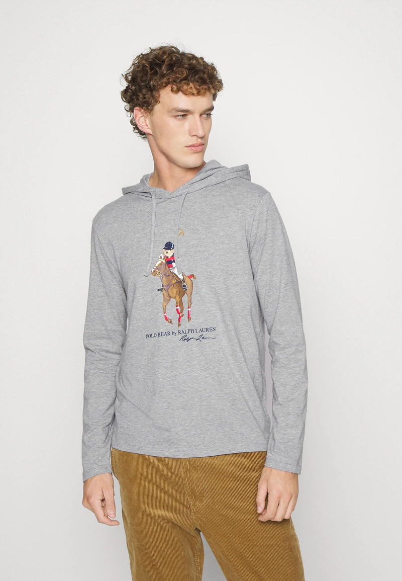 Polo bear hotsell hooded t shirt