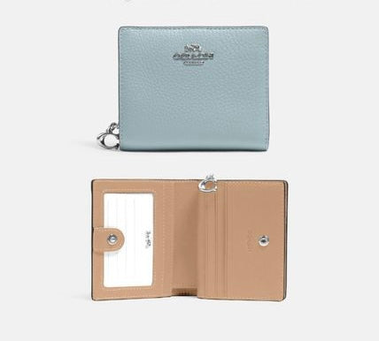 Coach Snap Wallet (Baby blue)