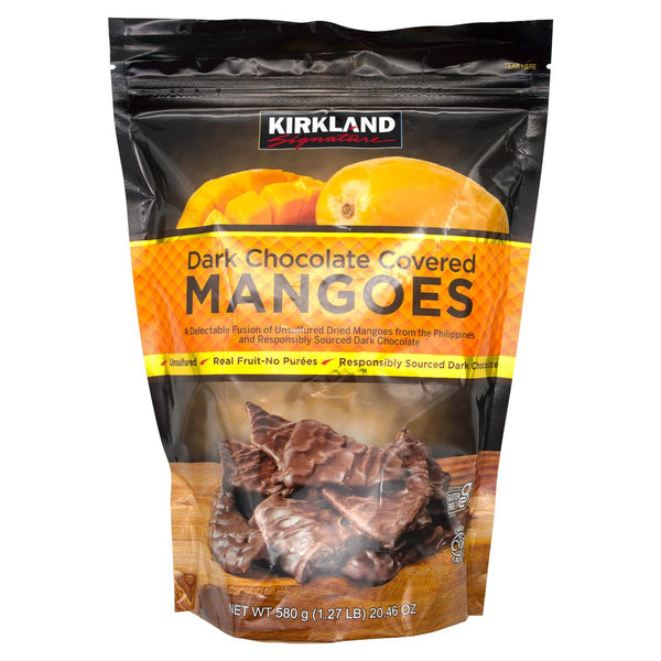 Kirkland Signature Chocolate Mangoes 580g 黑朱古力芒果乾580g