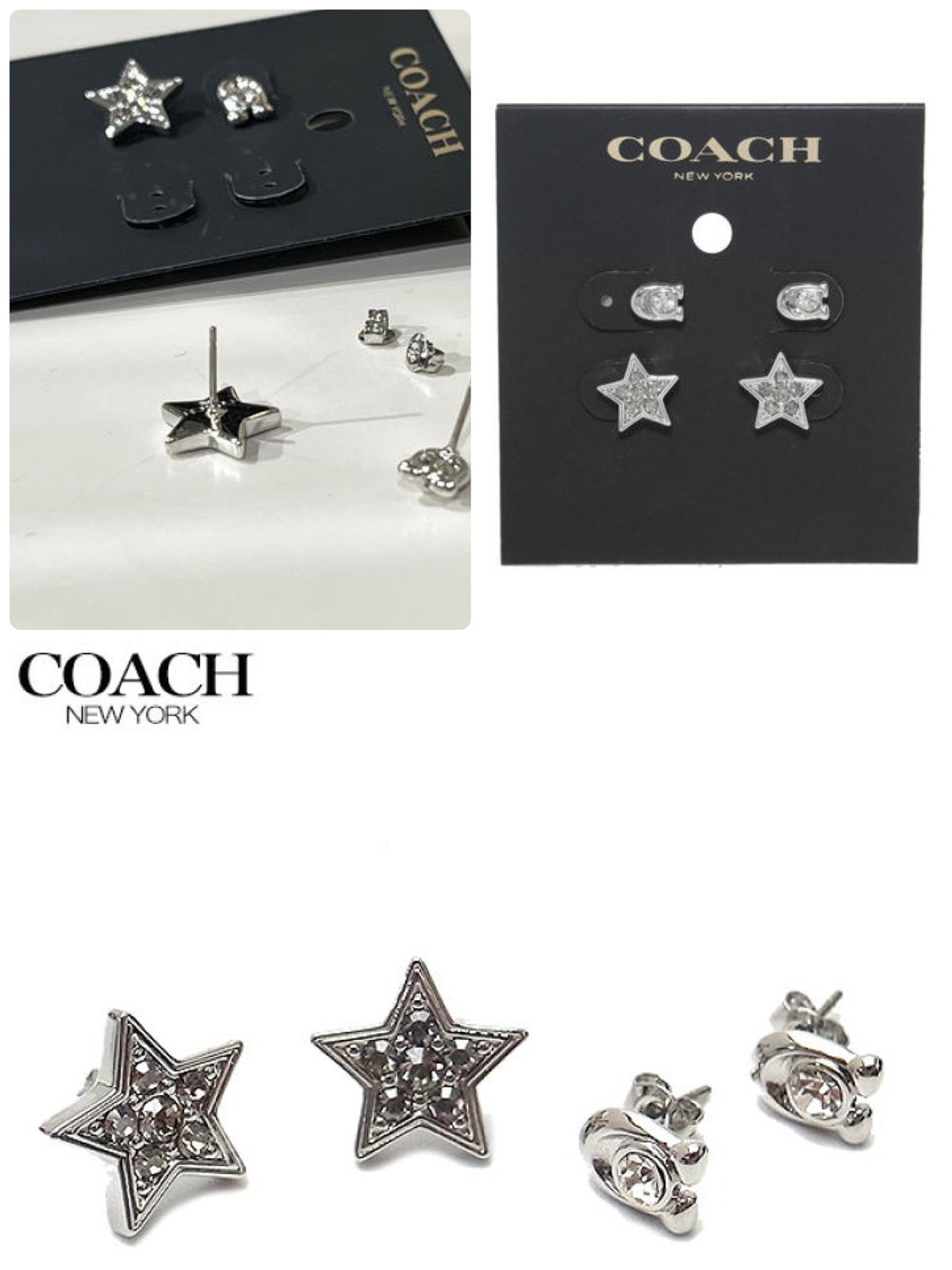 Coach Signature Pave Bar deals Stud Earrings - 1934