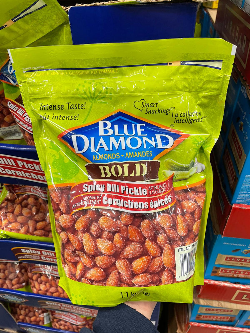 Blue Diamond Spicy Dill Pickle Almonds 香辣酸瓜杏仁 1.13kg