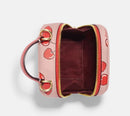 Coach Eva Phone Crossbody With Heart Cherry Print