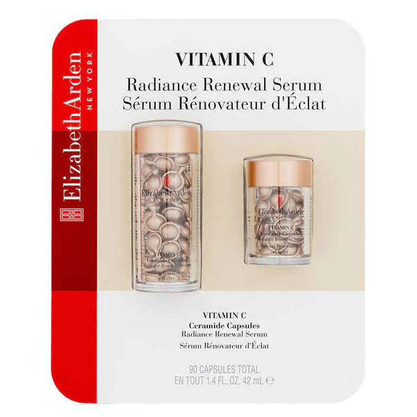 Elizabeth Arden Vitamin C Radiance Renewal Serum, 90 Capsules 雅頓維他命 C 亮澤再生精華皇牌膠囊 90 粒