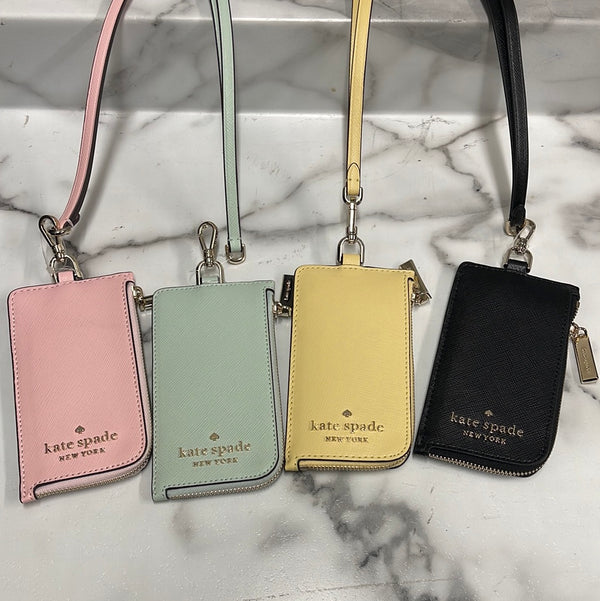 Kate Spade Staci Card Case Lanyard