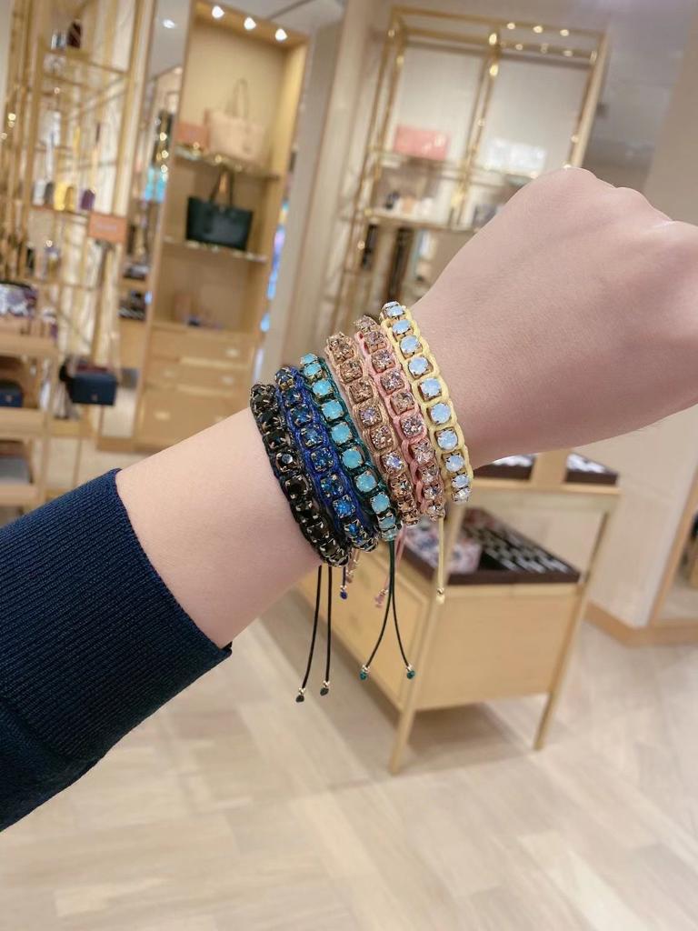 Tory Burch stone friendship bracelet (Lemon)幸運水晶手繩