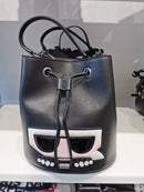 KARL LAGERFELD MAYBELLE STRAP CROSSBODY BUCKET BAG