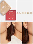 Coach Signature Earrings Set