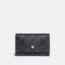 Coach Five Ring Key Case In Signature Canvas