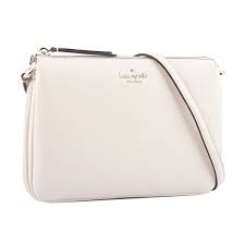 Kate Spade Triple Gusset Crossbody (White)