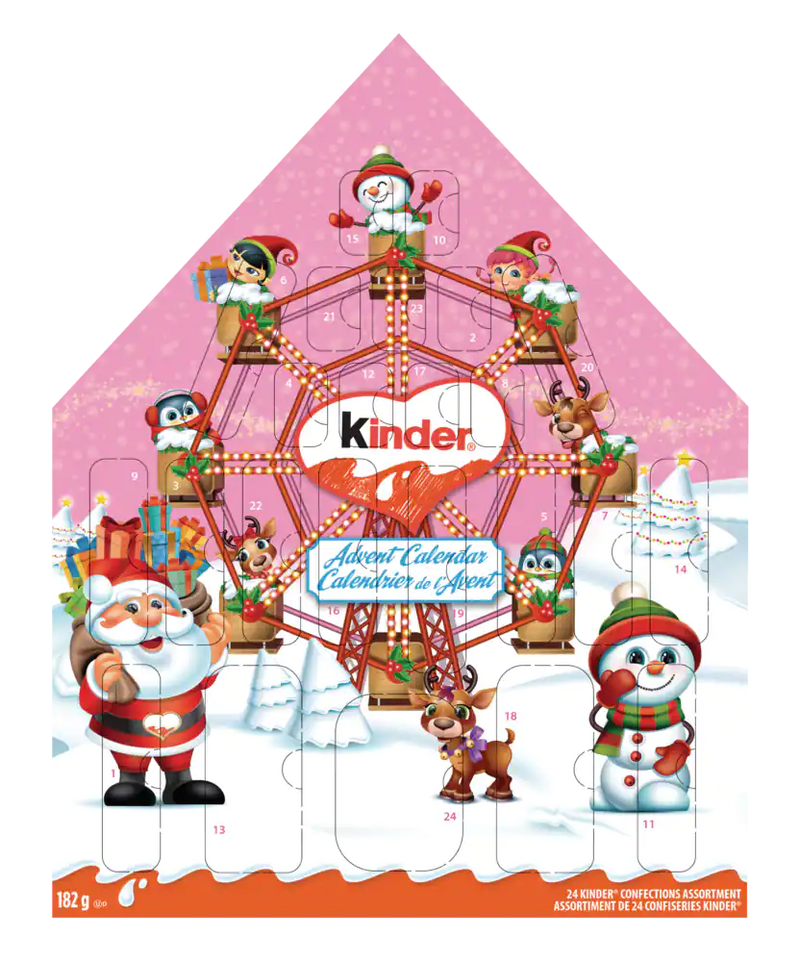 Kinder Advent Calendar盲盒倒數日歷24days (顏色隨機）