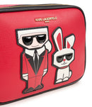 Karl Lagerfeld Paris MAYBELLE CAMERA CROSSBODY (LNY)-RED
