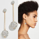 Kate Spade Razzle Dazzle Pave Linear Earrings 