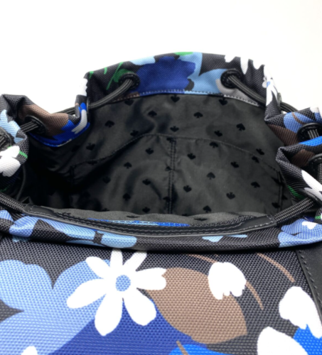 Kate Spade Flap Large Backpack Carley Bloom Blue Floral