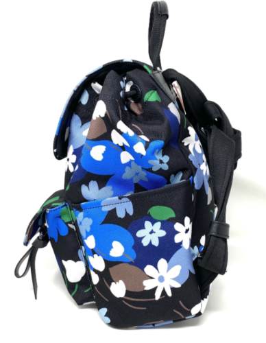 Kate Spade Flap Large Backpack Carley Bloom Blue Floral